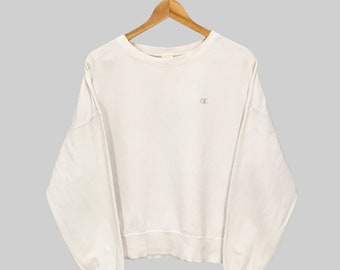 champion sweater white
