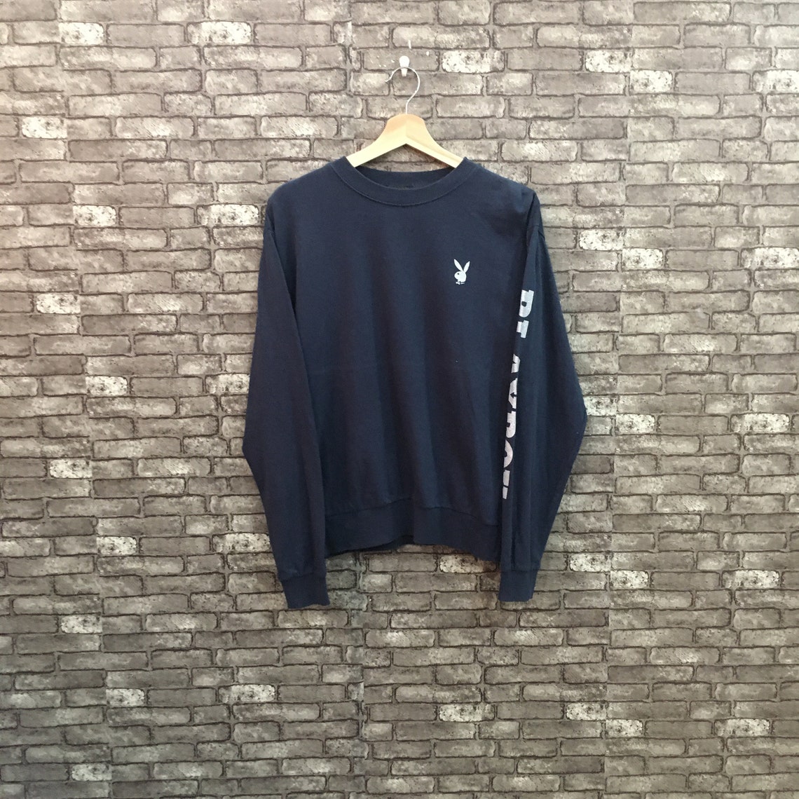playboy sweatshirt blue