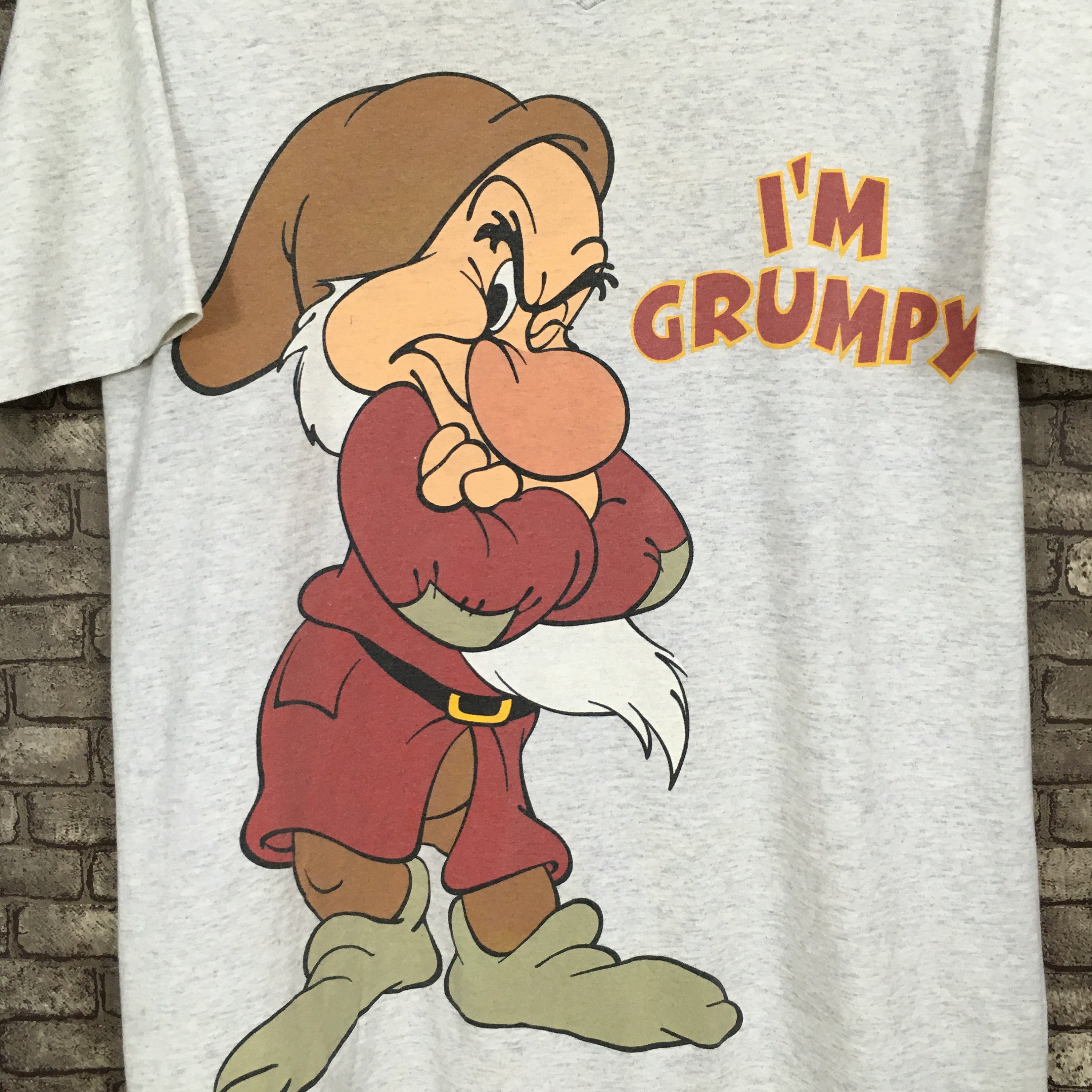 90's Walt Disney I'm Grumpy T Shirt The 7 Dwarfs | Etsy