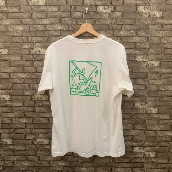 Vintage Keith Haring Pop Art Yacht White Tee