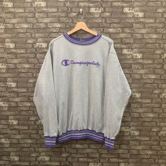 90's Champion Sweatshirt Champion Products USA Gre