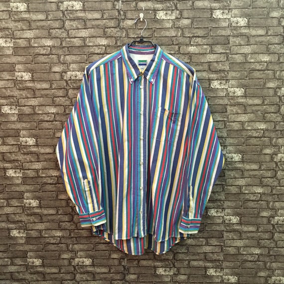 Nigel Cabourn Striped Shirt Oxford Button Down
