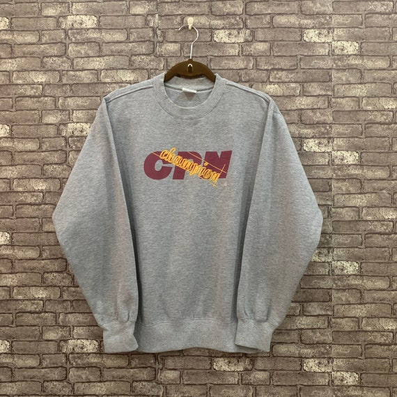 Champion Sweatshirt Grey Sweater Pullover