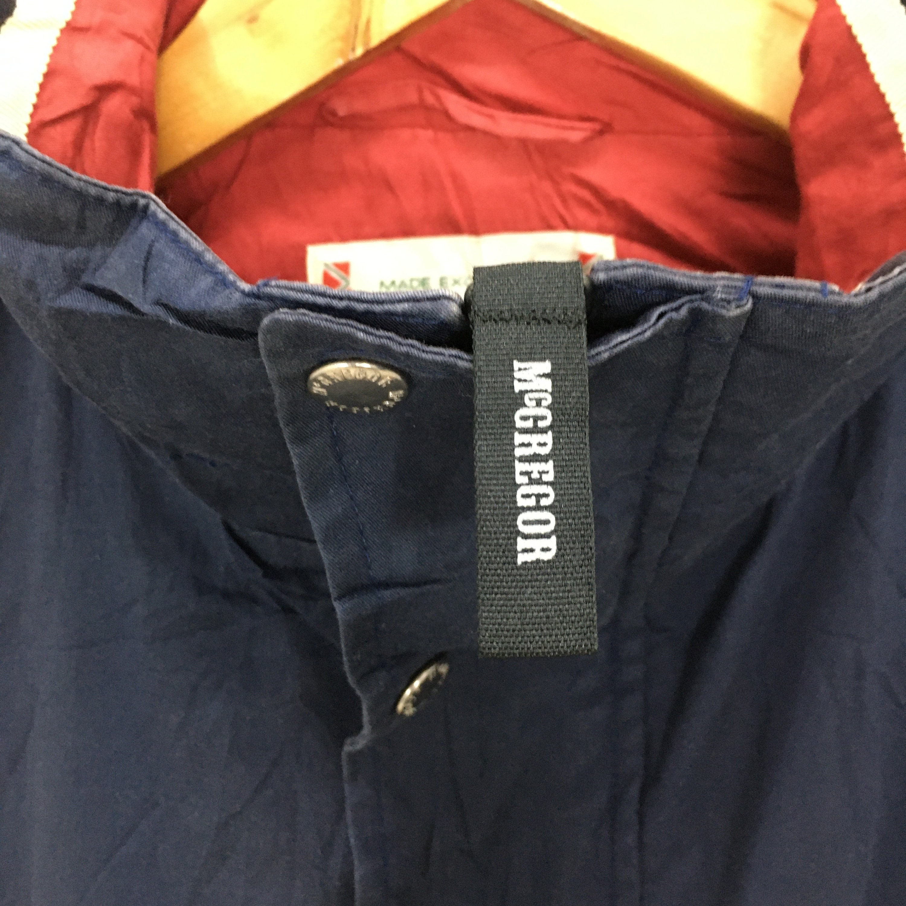McGregor Windbreaker Jacket Casual Jacket Blue Zip Up Jacket | Etsy