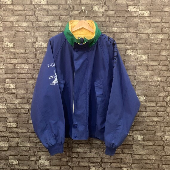 Nautica Challenge Jacket Blue J Class Sailing Jack