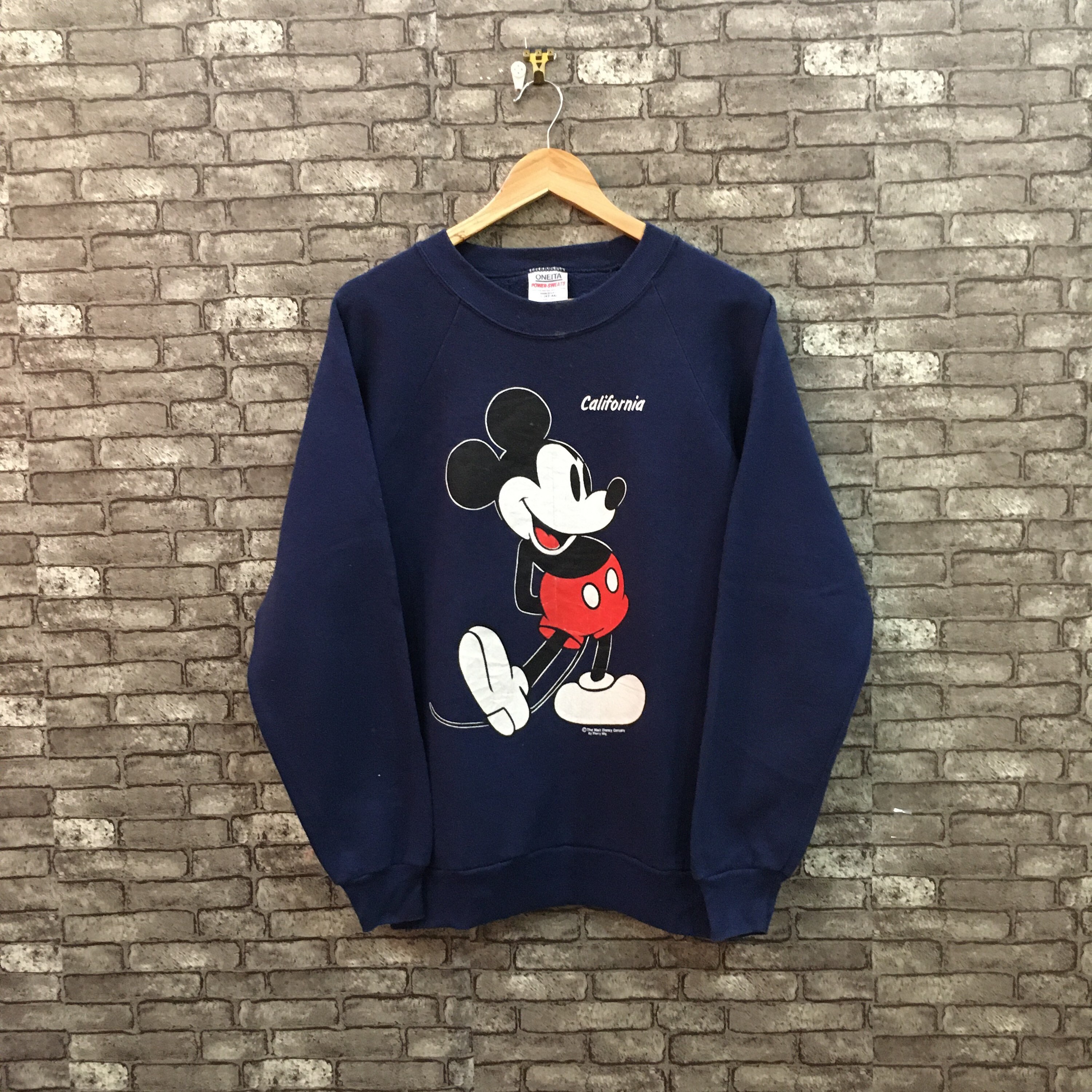 90's Mickey Mouse Sweatshirt Sherry 