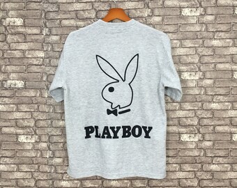 playboy logo tape t shirt