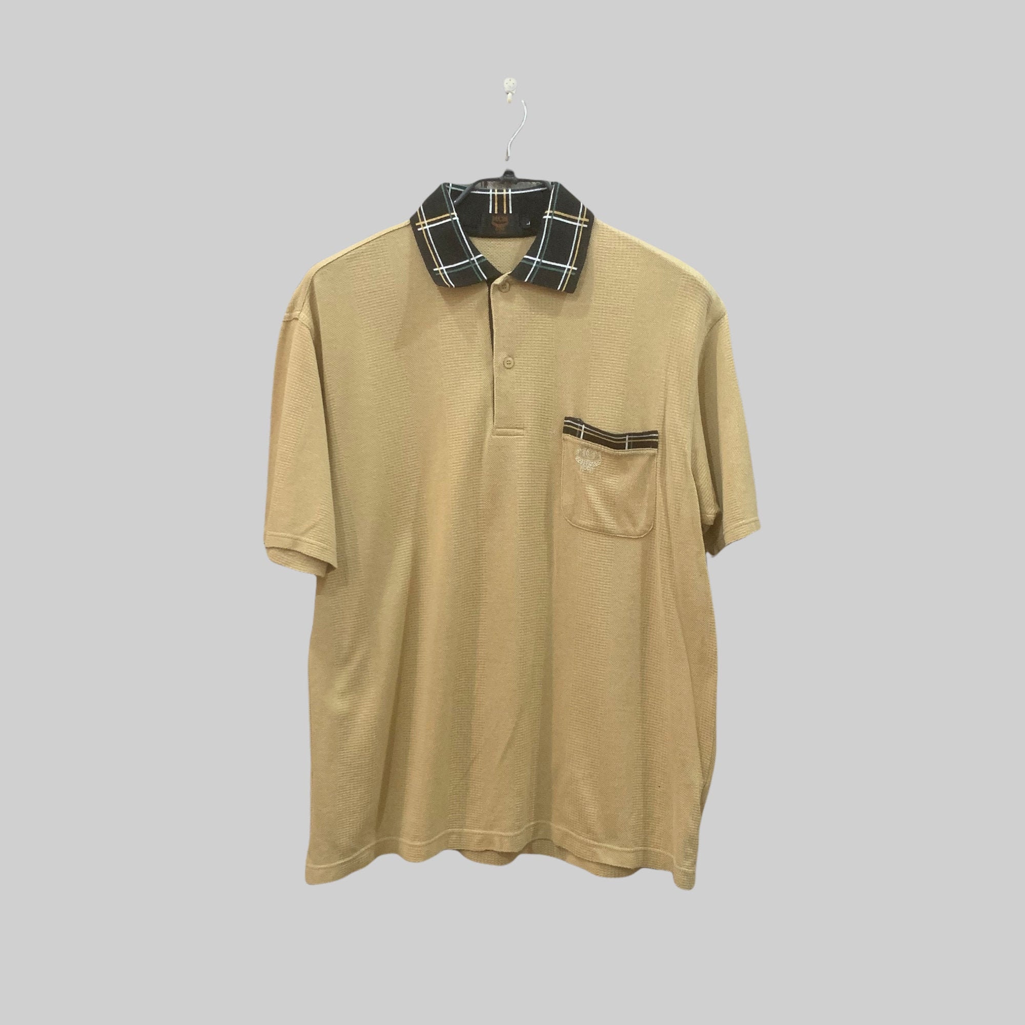 MCM Legere Collared Shirt Brown MCM 