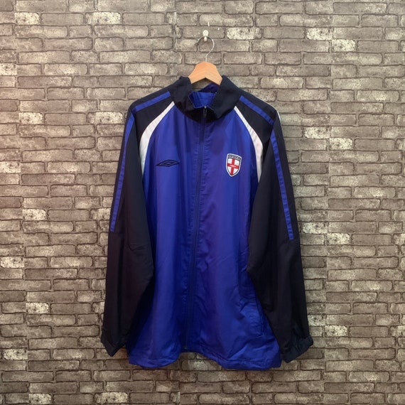 90's Umbro Jacket Blue Umbro England Windbreaker J