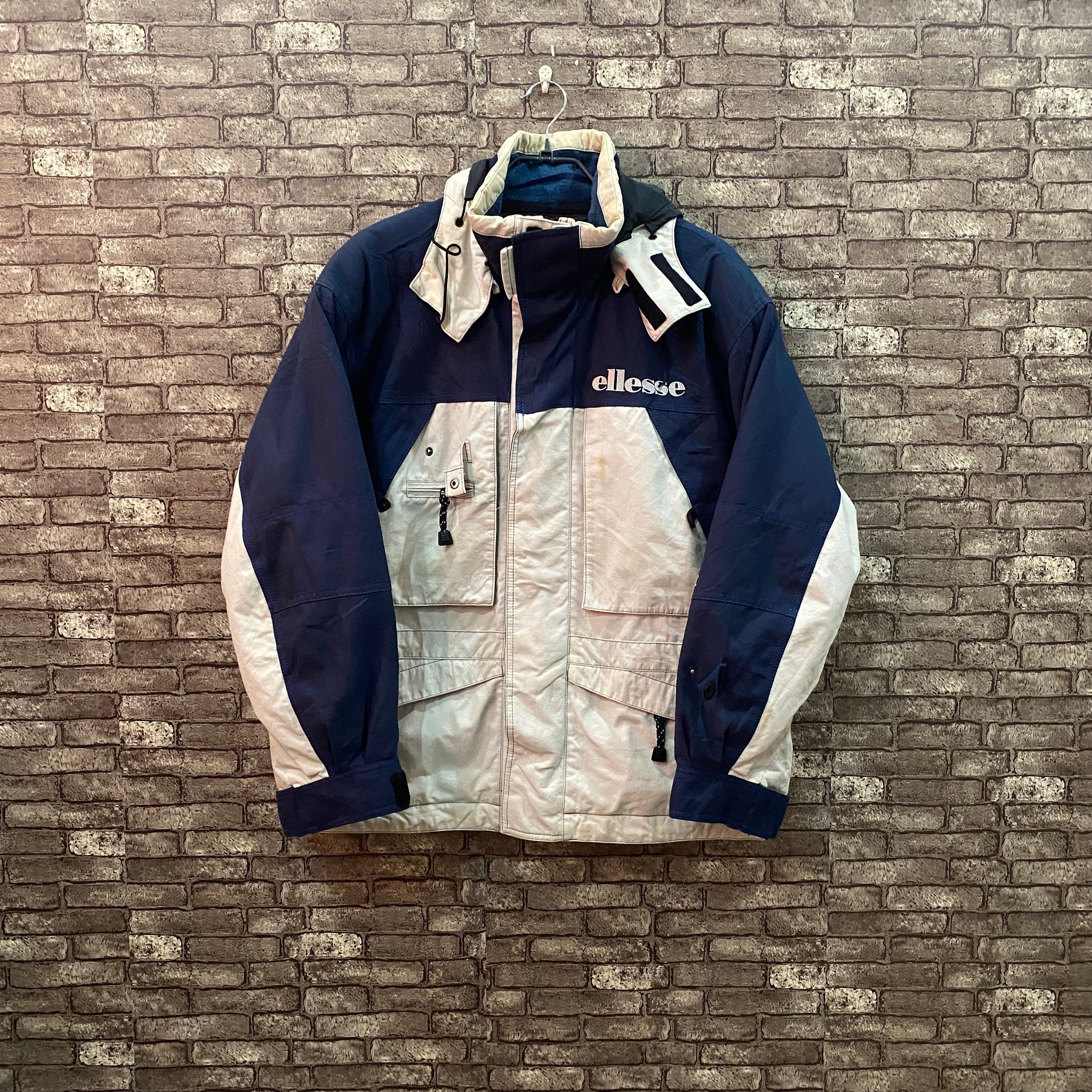 Vintage Team Ellesse Ski Jacket Retro Style Winter Jacket Blue | Etsy