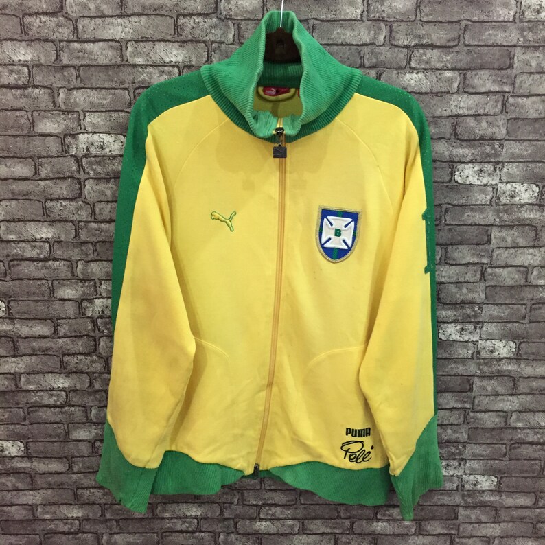 Puma Brazil Jacket Puma Pele Track Top Jacket Puma Zip Up | Etsy