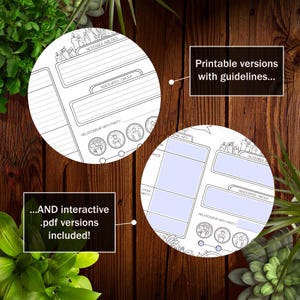 Puede incluir: Una hoja de personaje imprimible para juegos de rol. La hoja incluye secciones para el nombre del personaje, habilidades notables, asociados, relaci&oacute;n con el grupo e informaci&oacute;n general. La hoja est&aacute; dise&ntilde;ada para ser utilizada con un l&aacute;piz o bol&iacute;grafo.