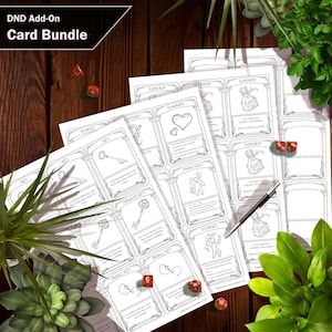 Pacchetto di carte DnD 5e - File PDF per la stampa e per i giochi online!