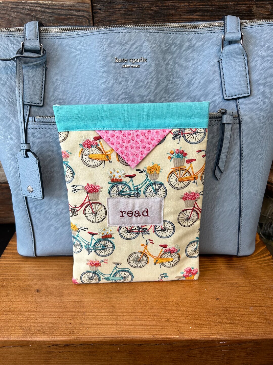 Kindle Cover Tablet Cover Bicycle Book Sleeve Quilted Book Sleeve Nook