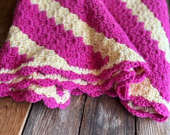 Crochet Baby Blanket | Super Soft | Handmade Baby Blanket | Heirloom Quality | Baby Gift | Crocheted Blanket