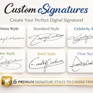 Handgeschriebenes E-Mail Signature Design: Individuelle eSignatur (Digital)