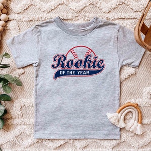 Rookie of the Year 1st Birthday Shirt Boys Baseball Birthday - Etsy