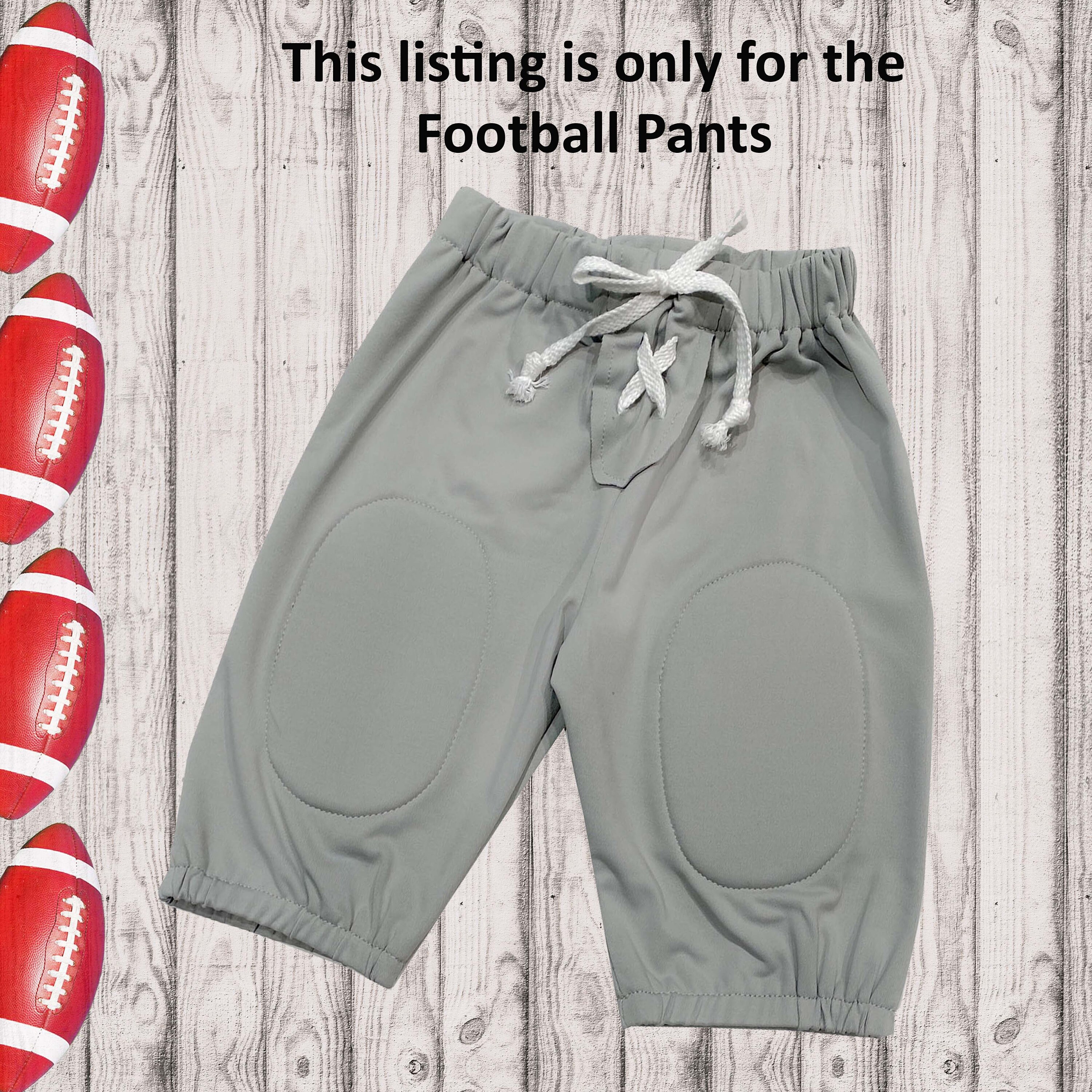 Toddler Football Pants First Year Down Pants 1st Birthday Etsy