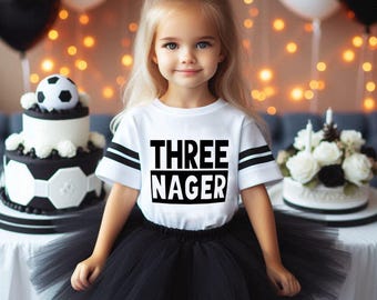Threenager Personalized Toddler Shirt, 3rd Birthday Shirt Girl / Boy,  Third Birthday Shirt, Threenager Toddler Tee, Third Birthday.
