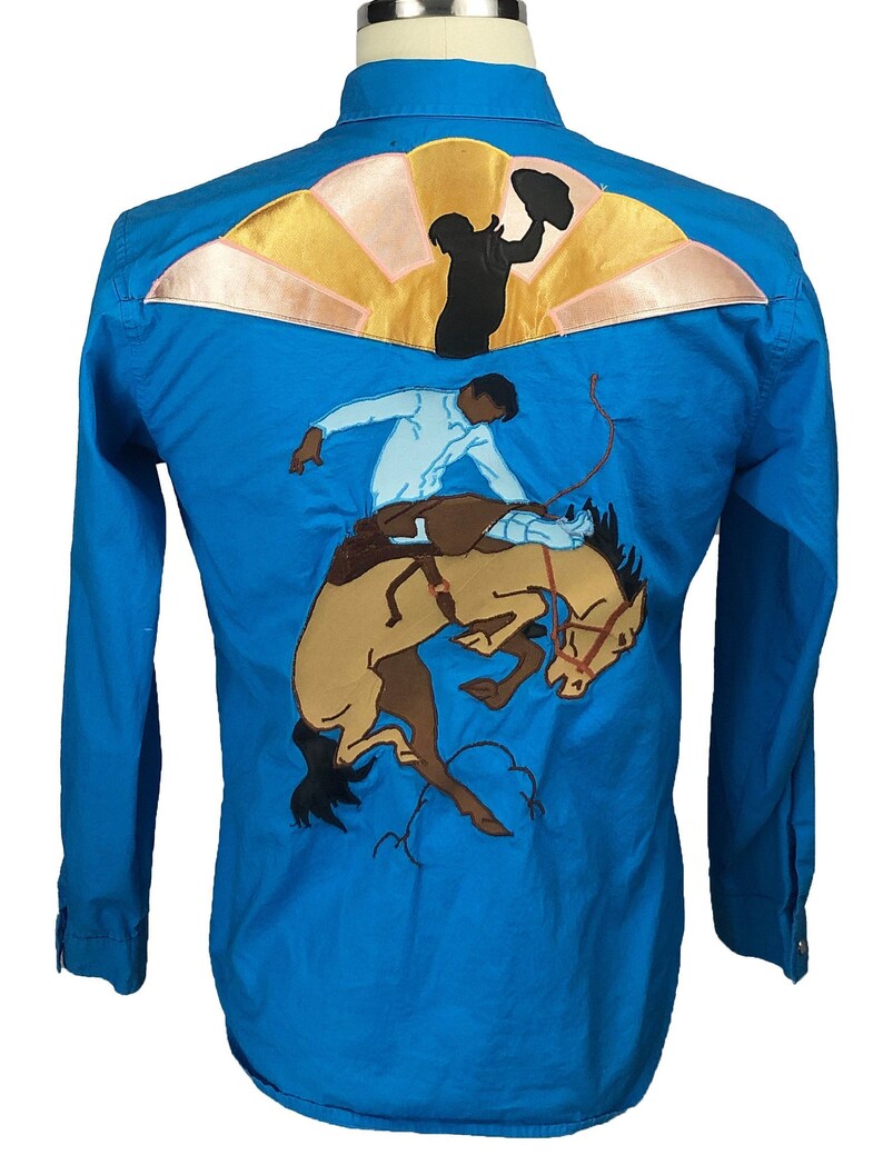 Ride Him Custom Embroidered Roper Shirt