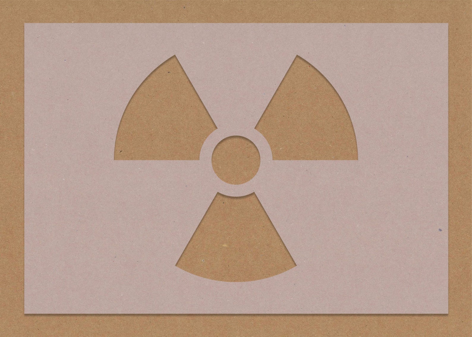 Radioactive Stencil Symbol Hazard Danger Safety Stencil Toxic | Etsy