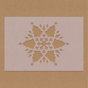 Kerst Mandala-stencil