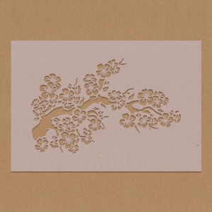 Stencil ramo di un albero in fiore di ciliegio Crafting Wall Art A6 - A3 Shabby Chic