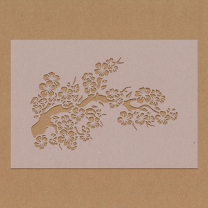 Cherry Blossom Tree Branch Stencil Crafting Wall Art A6 - A3 Shabby Chic