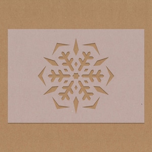 Kerst Mandala-stencil