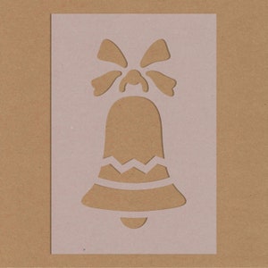 Weihnachtsglocke Schablone
