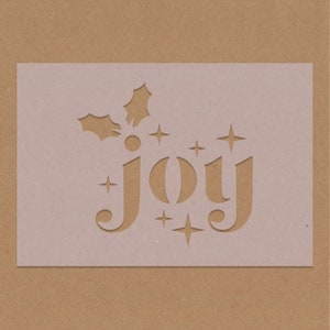 Plantilla decorativa Christmas Joy Seasons Greetings