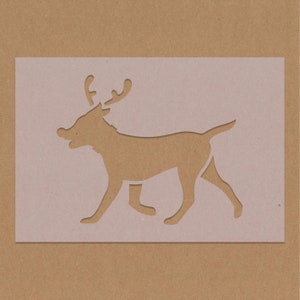 Pochoir de chien de Noël