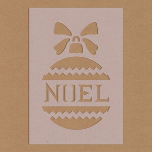 Pochoir de boule de Noël