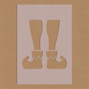 Elf Boots decoratieve stencil seizoenen groeten