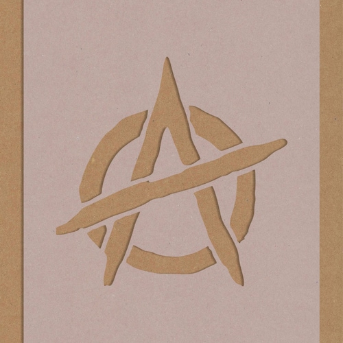 Anarchy Symbol Stencil Riot Protest Punk Decor - Etsy