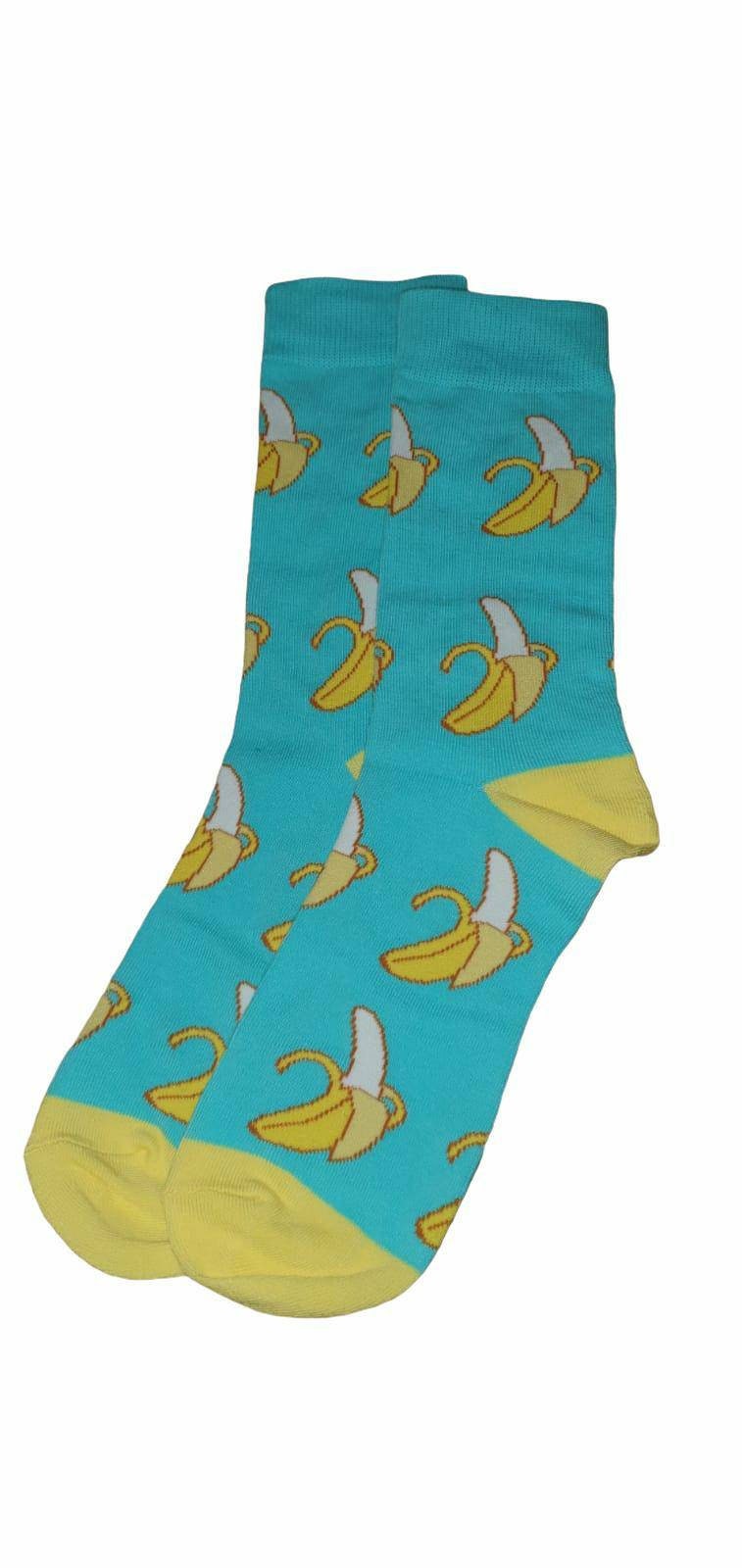 Banana Socks Funny Socks Gift for Him Cotton Fruit Socks Etsy UK