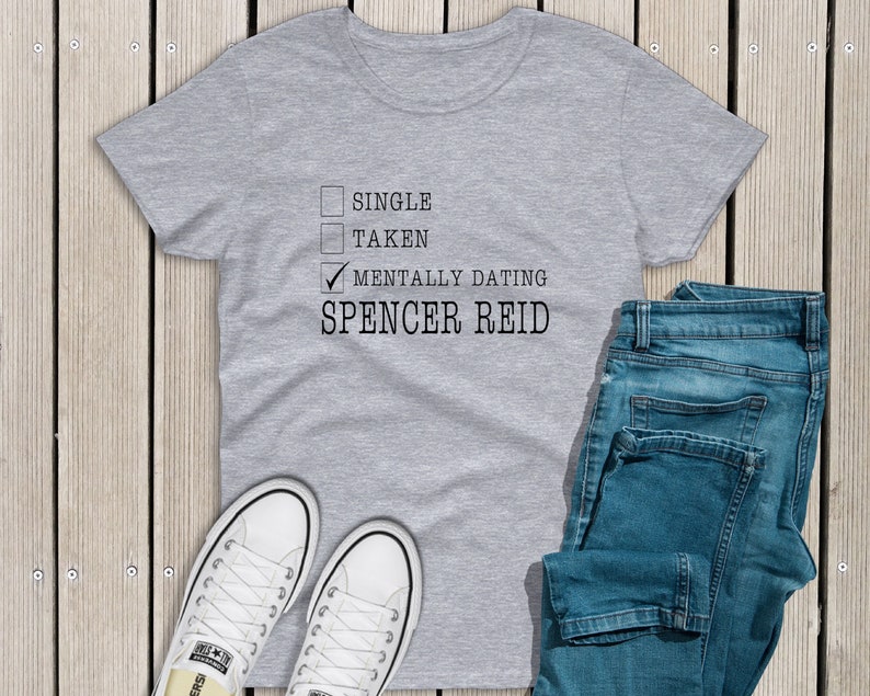 Spencer Reid shirt Criminal Minds fan shirt mentally dating | Etsy