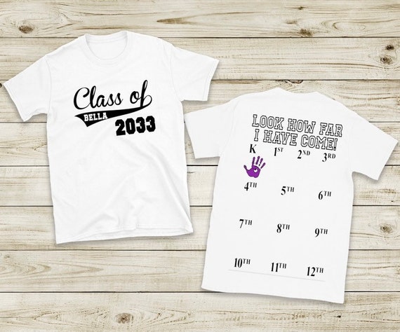 Class of 2033 shirt Class of 2034 class of 2035 Grow with | Etsy