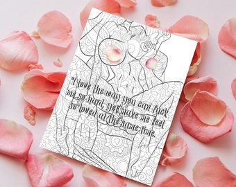Dirty Printable Coloring Page - X-RATED Art Therapy (Digital Download)