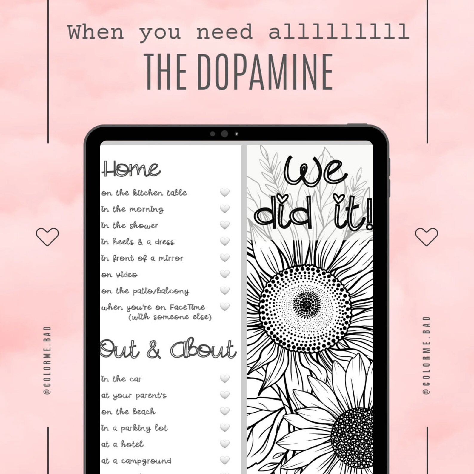 Dirty Coloring Book. 33 Printable Pages. Helps Feel Connected, Relieves ...