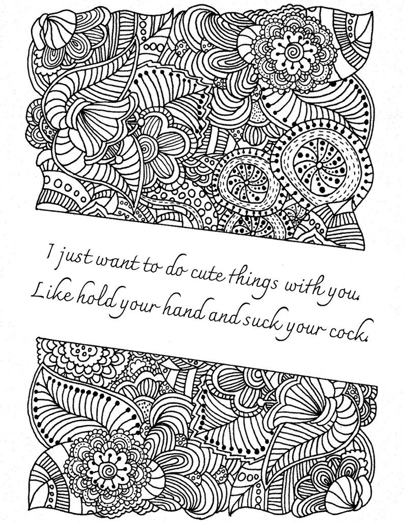 Color Me Bad An Inappropriate Adult Coloring Book The | Etsy