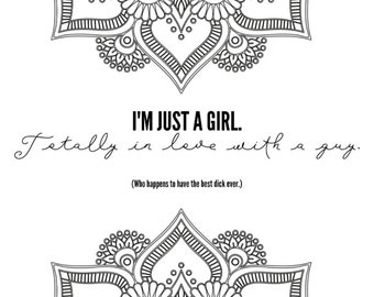 Penis Coloring Page - Etsy Australia
