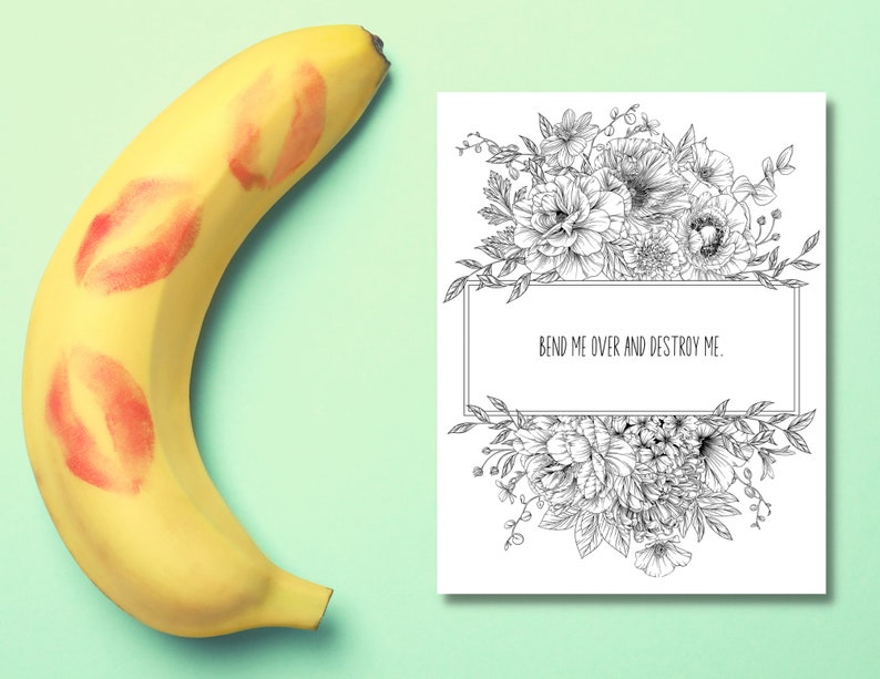 PENIS LOVERS Set of 8 Dirty Printable Adult Coloring Pages to - Etsy
