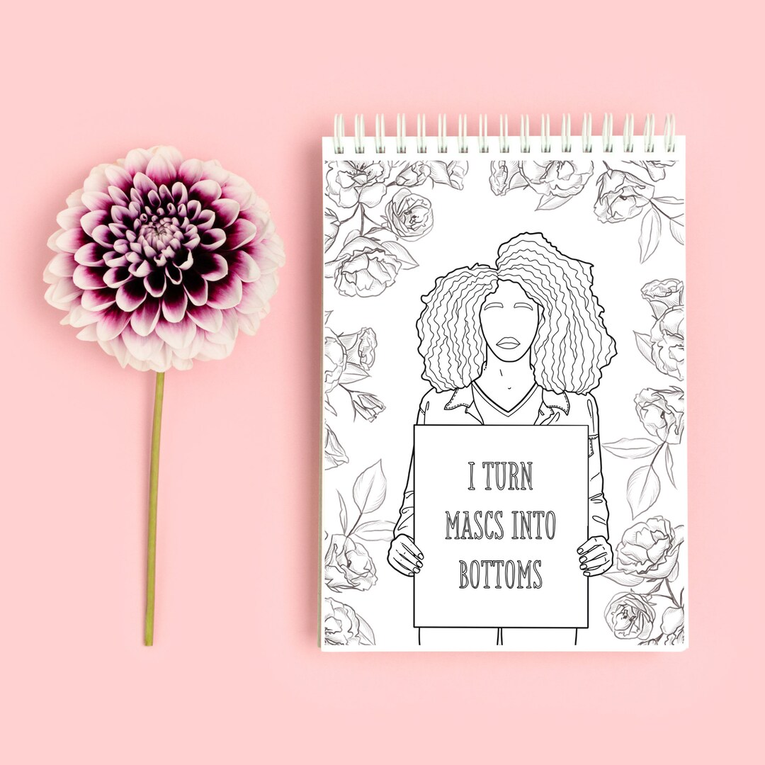 Lesbian Coloring Page. Printable. Adult Coloring Soothes - Etsy