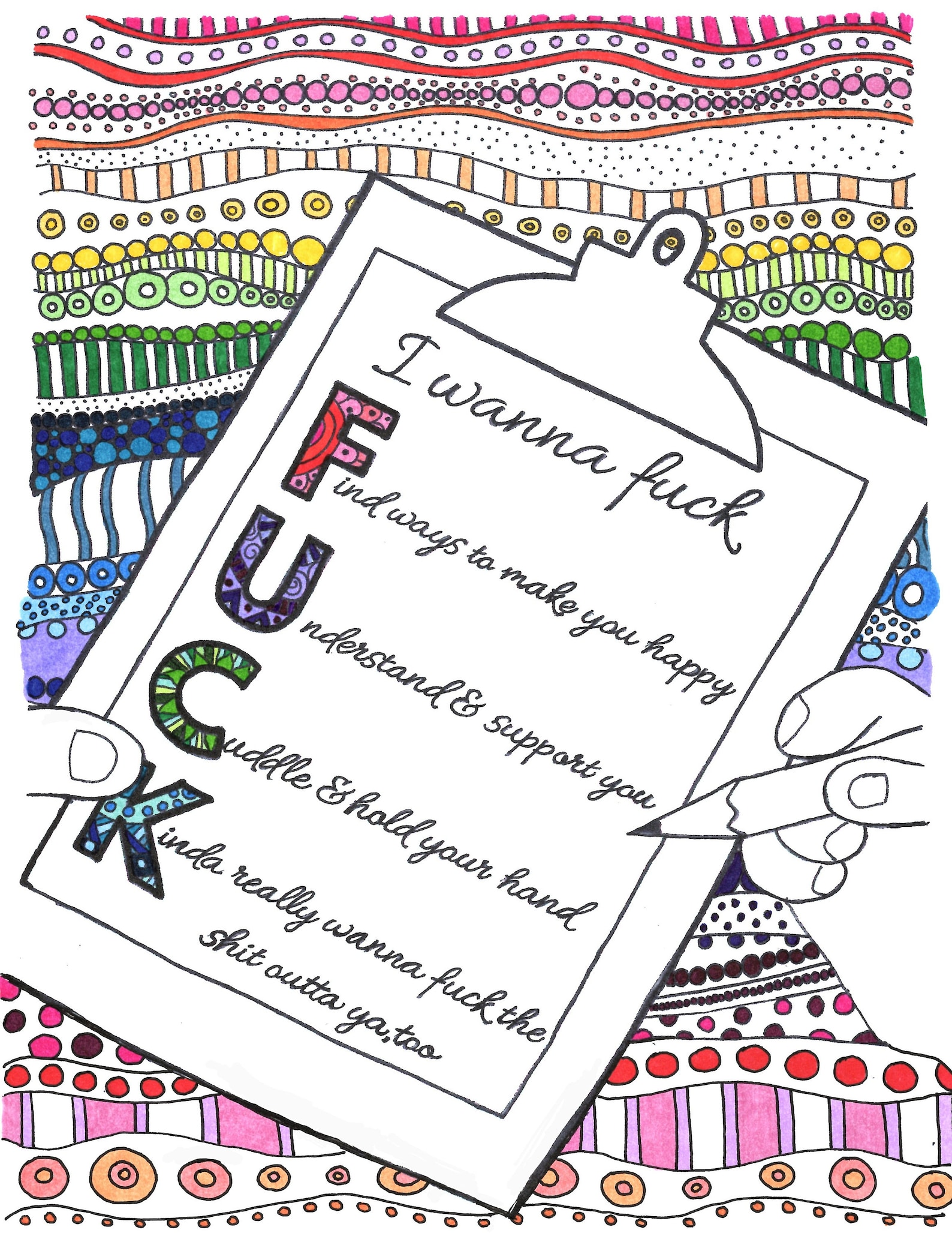 Art for the Anxiously Attached. Stay Calm &amp; Connected W/this Flirty ...
