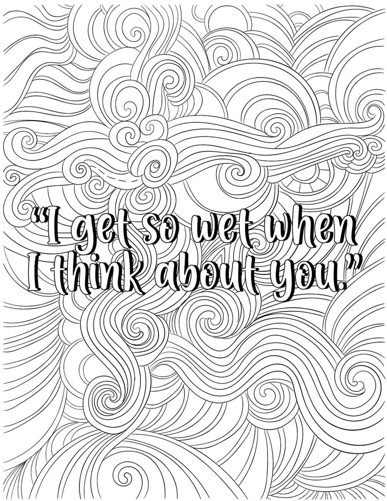 Color Me Bad An Inappropriate Adult Coloring Book The | Etsy