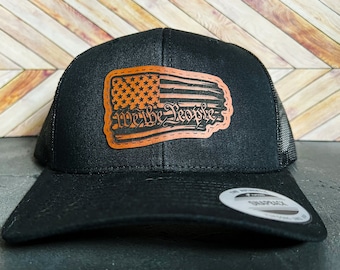 We the People Leather Patch Hat