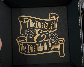Funny DnD Dice Rolling Tray
