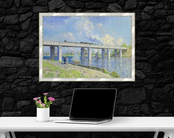 Bridge At Argenteuil Etsy Bridge At Argenteuil Etsy