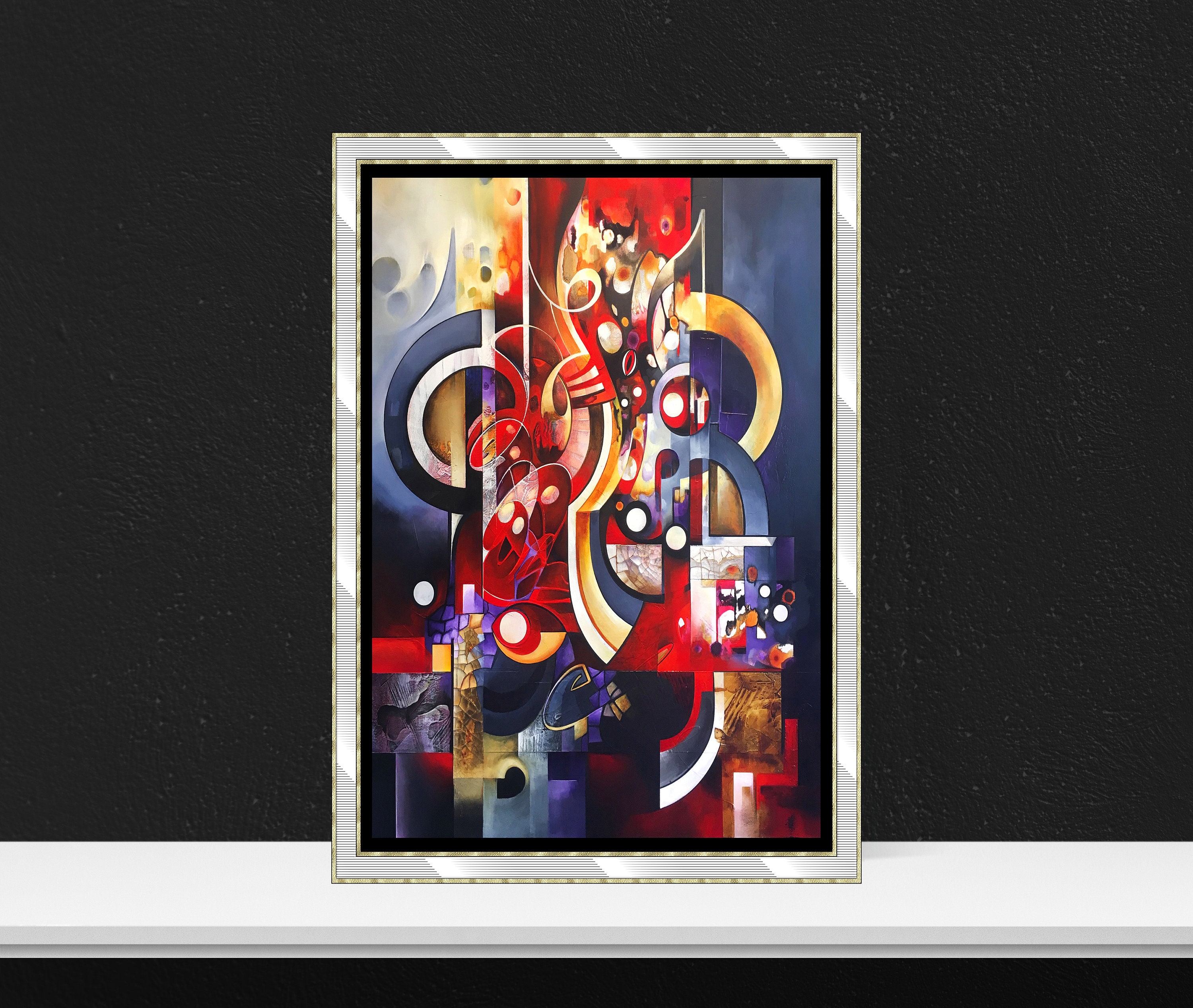 Abstract Print Poster Home decor art Living room print Wall Etsy